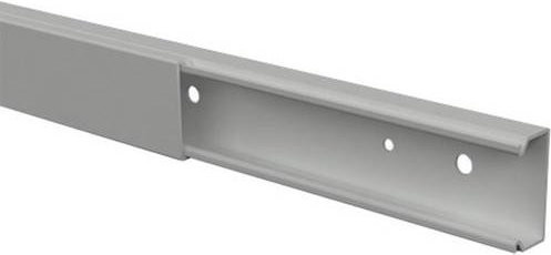 GGK Kabelkanal 2858 aus Kunststoff, Lichtgrau, L x B x H: 2000 x 30 x 16 mm - Bild 1