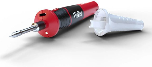 Weller Akku-Lötkolben 12 W mit Lithium-Ionen-Batterie in Rot - Bild 1