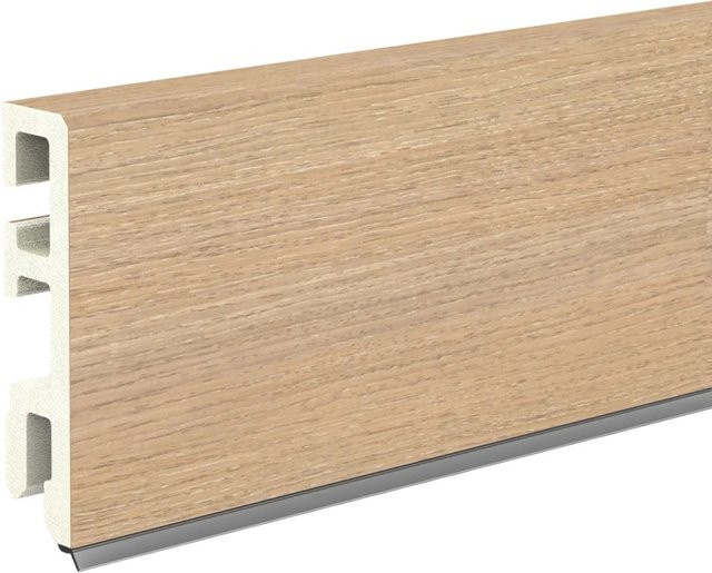 Döllken Hartschaumleiste USL60 sk Dekor Eiche Siena braun B/H/L: 60 x 14 x 2500 mm - Bild 1