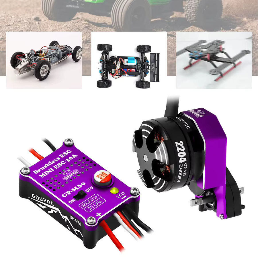 Axial 2204 2400KV Bürstenloser Außenläufermotor mit Getriebe & 30A ESC, 1:24 - Bild 4