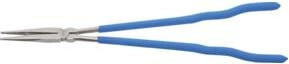 BGS Telefonzange extra lang gerade blau 400 mm - Bild 1