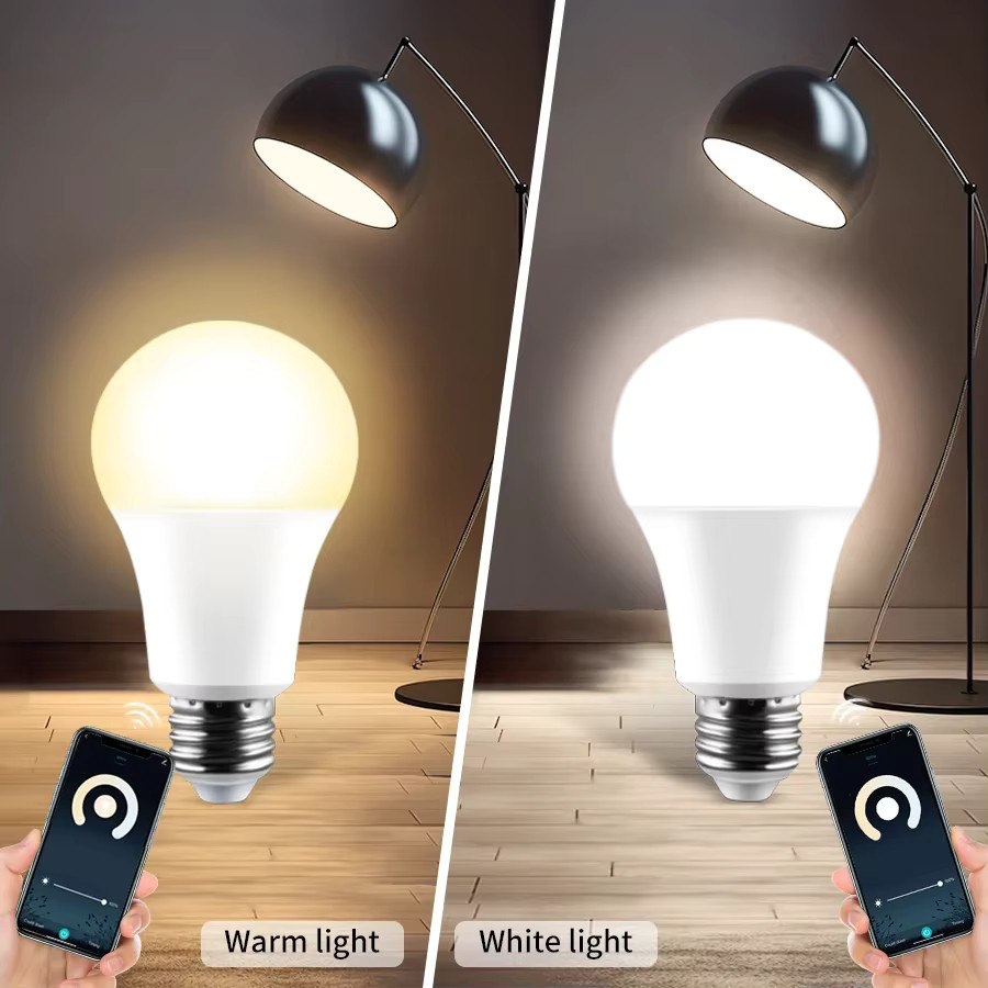 ATcomm Cozylife Smart LED Glühbirne E27 WiFi dimmbar mit App-Steuerung, Alexa und Google Assistant, Farbe: Weiß - Bild 3