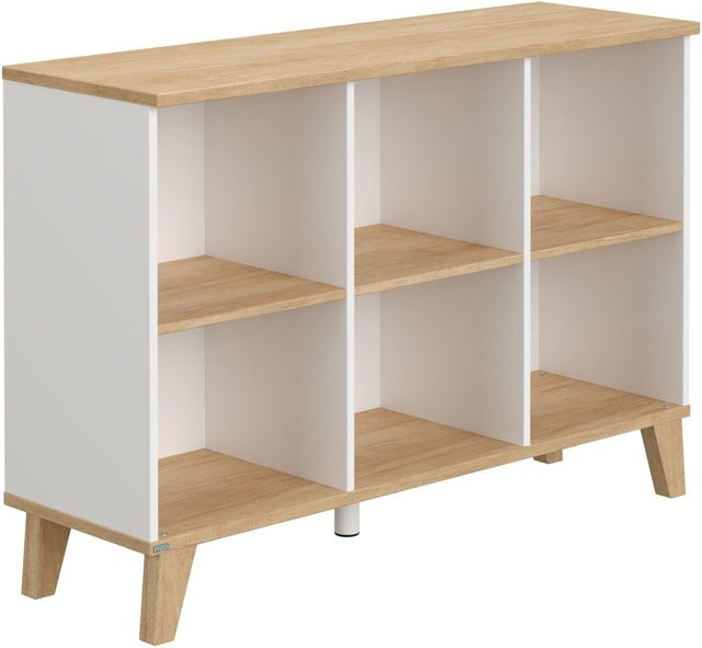 Sideboard PAIDI OSCAR modern in Weiß B: 123,5 cm, H: 85,2 cm, T: 39,9 cm - Bild 1
