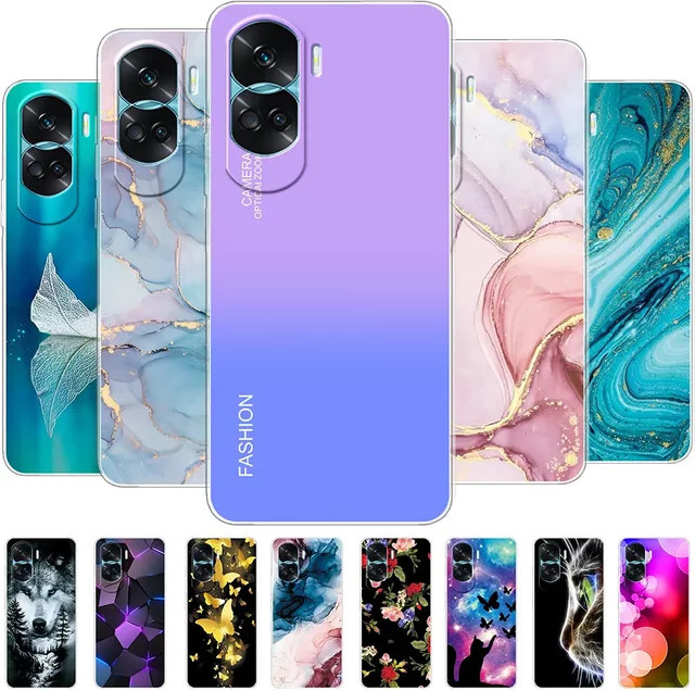 Schutzhülle aus weichem Silikon TPU für Honor 90 Lite, Honor 90 Pro und Honor 100 Pro in Transparent - Bild 1