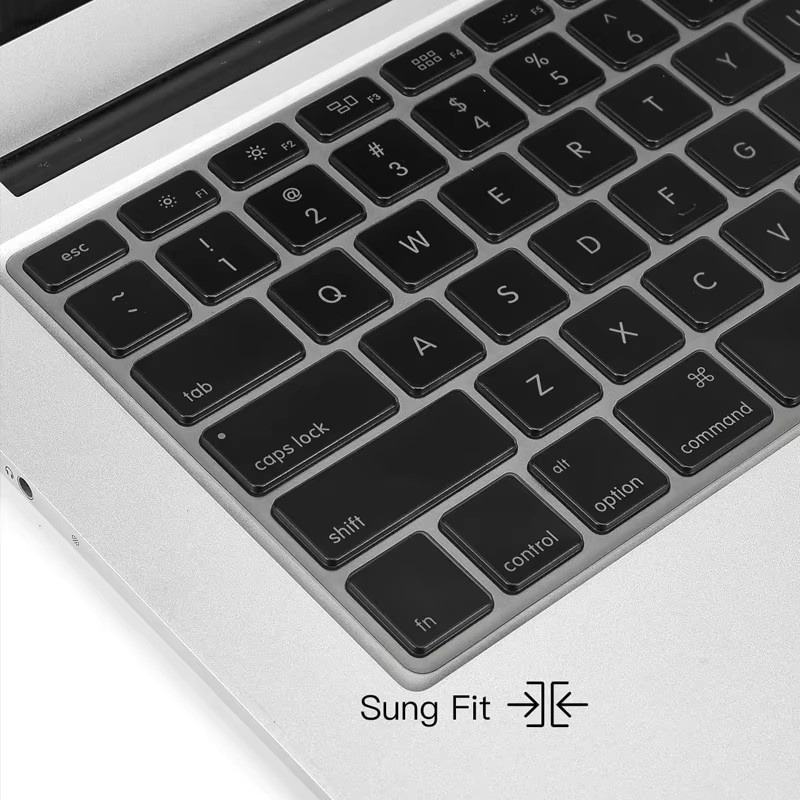 Premium Tastaturabdeckung für Apple MacBook Air und MacBook Pro in Schwarz - Bild 4