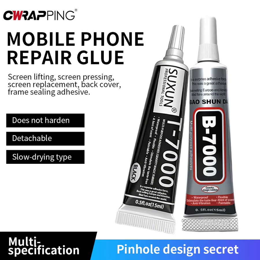 T7000 Mehrzweckkleber für Glas und Kunststoff zur Reparatur von Handy und Uhren, starke Bindung für DIY und Handwerk - Bild 3