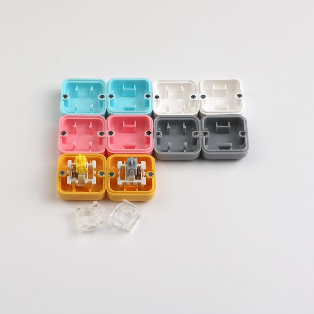 Schalteröffner Kit mit Abzieher, Entferner, Stielhalter, Schmierstift und Reinigungsbürste für Tastaturen in Weiß - Bild 1