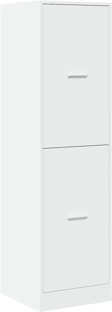vidaXL Apothekerschrank Weiß aus Holzwerkstoff, B/T/H: 40 x 41 x 144,5 cm - Bild 1