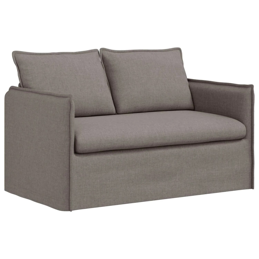vidaXL Sofa in Taupe mit Stoffbezug und Metallrahmen B/T/H: 195 x 82 x 85 cm - Bild 2