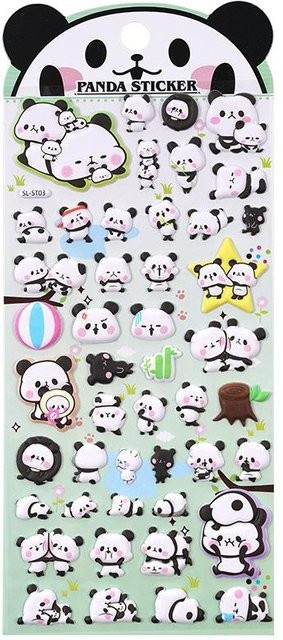 Yiran toy 1, Riesenpanda 3D Tieraufkleber, Puzzle - Bild 1