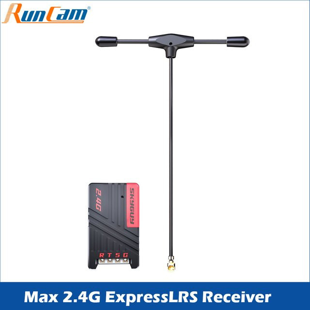 RunCam SkyGuy Nano Max 2,4G ExpressLRS ELRS Empfänger in Schwarz für FPV Freestyle und Langstrecken-Drohnen - Bild 1