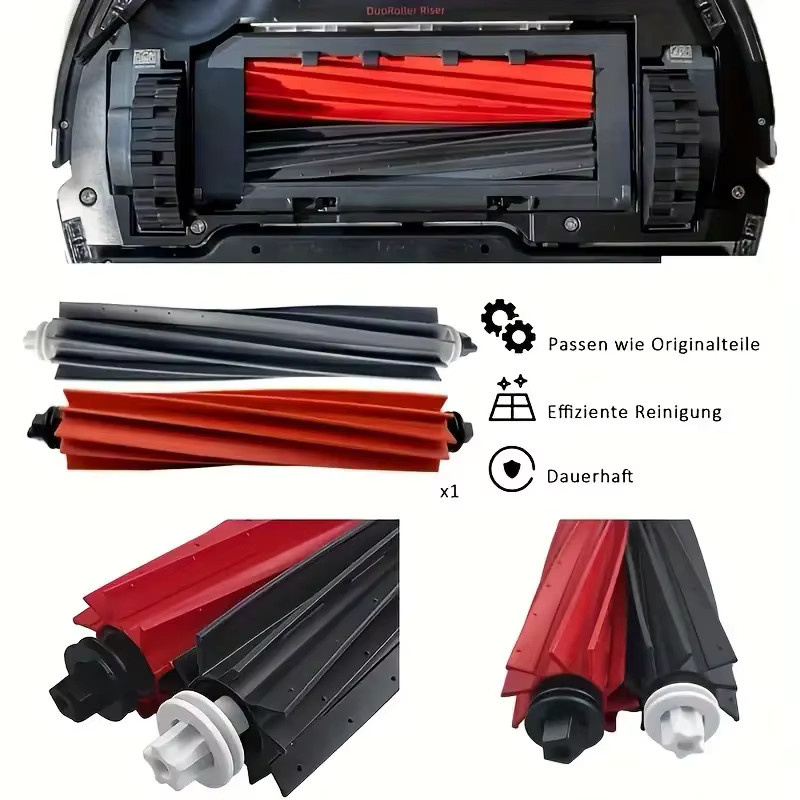 Roborock Zubehör Kit 19-teilig für S8 Pro Ultra und S8 Plus mit Dual-Gummibürsten, selbstreinigender Rollbürste und 4 Mop Pads - Bild 5