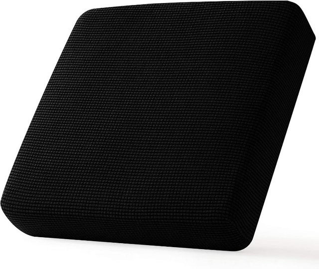 Wasserdichter Jacquard Sofa-Kissenbezug aus elastischem Spandex für Ecksofas, Schwarz - Bild 1