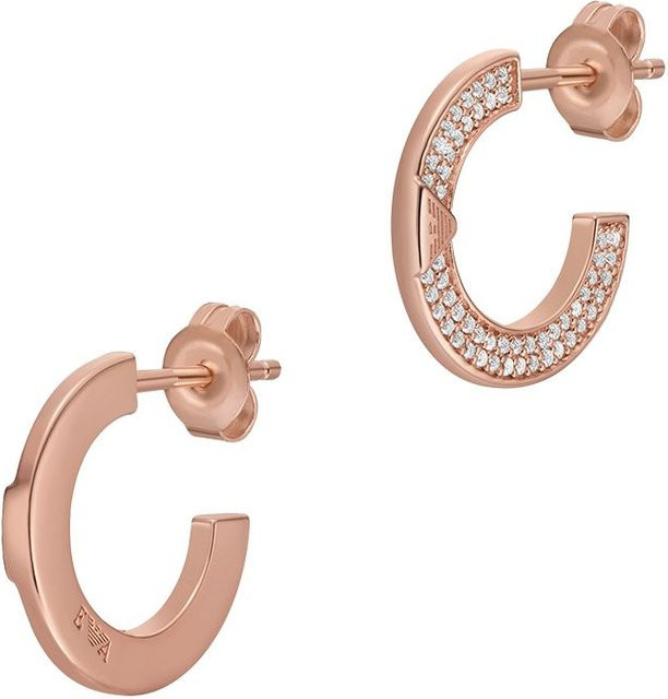 Emporio Armani Ohrringe, Roségold, Zirkonia, Damen - Bild 1