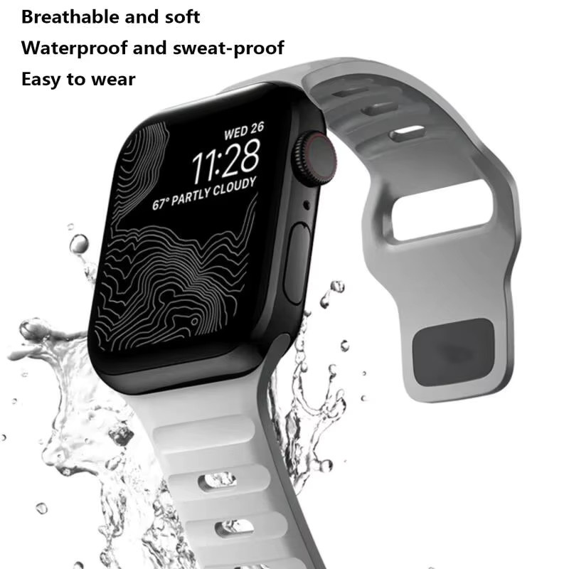 Silikonarmband für Apple Watch, Unisex - Bild 2