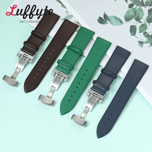 luffyte Uhrenarmband PU-Leder, Edelstahl, Unisex - Bild 1