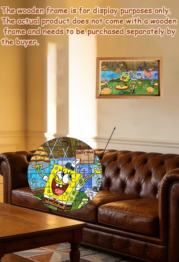 Funko SpongeBob Schwammkopf Holzpuzzle, 108 Teile - Bild 3
