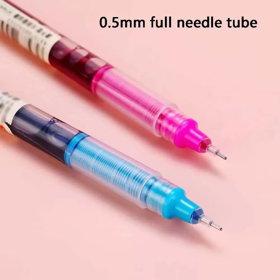 Set aus 12 farbigen Gelstiften mit schnell trocknender Tinte zum Zeichnen und für Notizen in Mehrfarben - Bild 2