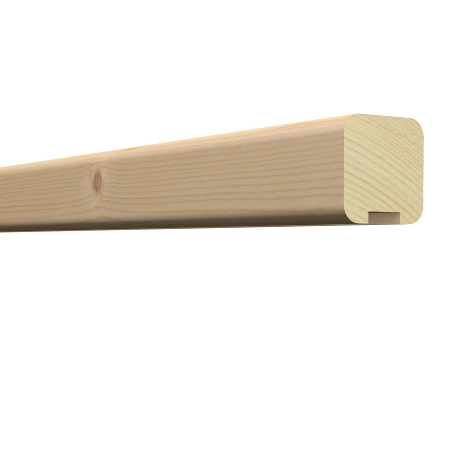 Kordo Handlauf aus Fichte in Claro, oval, Farbe Beige/Braun, Länge: 2 m - Bild 2
