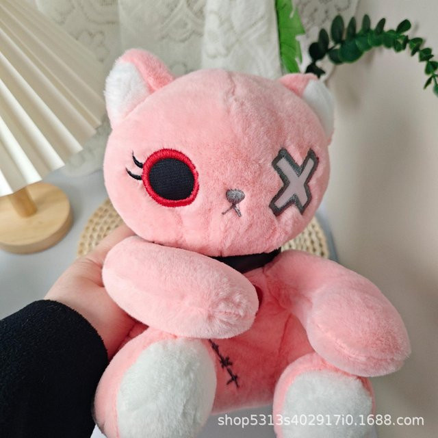 Yiran toy Gruseliges gotisches Kaninchen Plüschtier, ab 14 Jahre - Bild 1