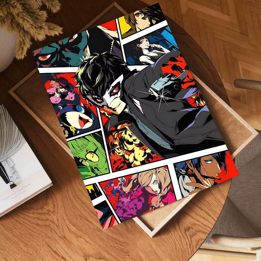 Potdemiel Anime Persona 5 Selbstklebendes Poster aus Kraftpapier in Multicolor - Bild 5