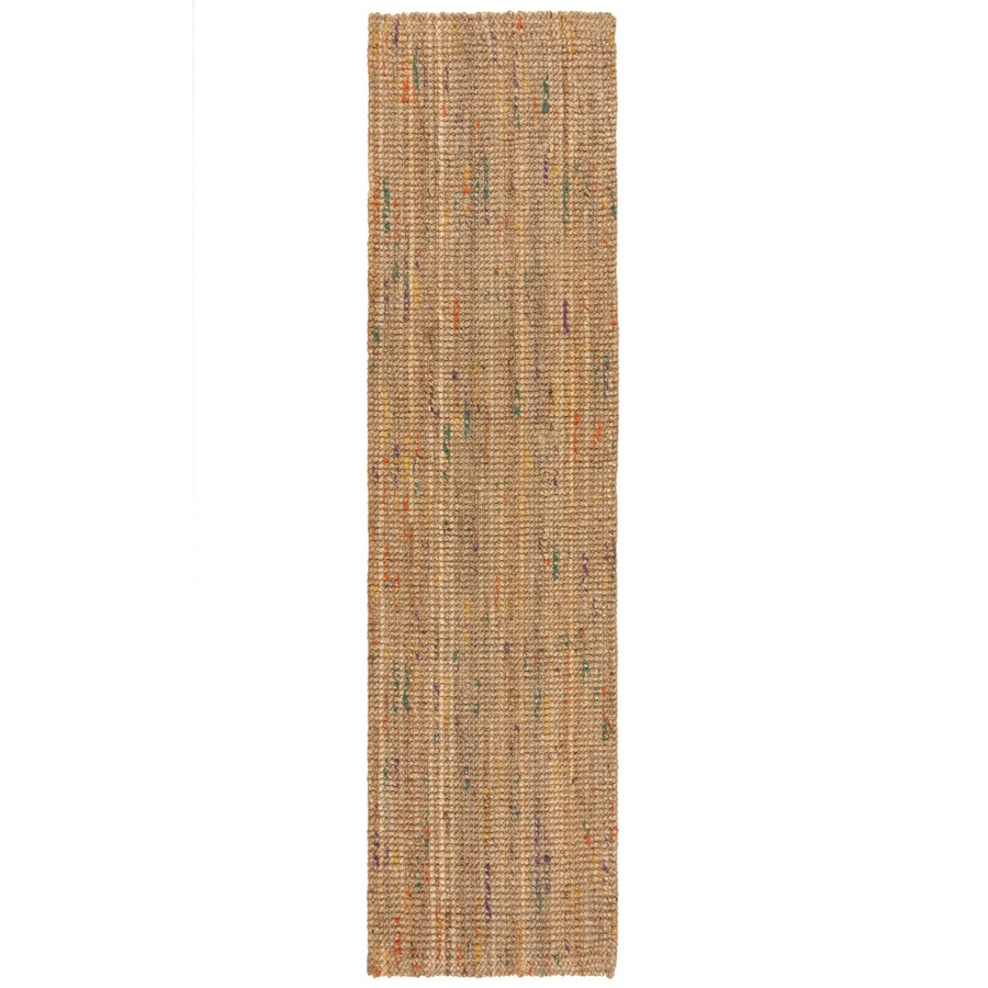Flair Rugs Kurzflorteppich Jute Boucle in Mehrfarbig mit geometrischem Design, B/T: 300 x 60 cm - Bild 2