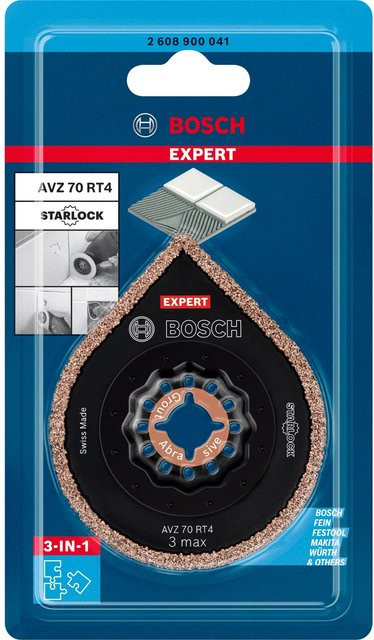 Bosch Expert AVZ 70 RT4 Mörtelentferner Sägeblatt mit 3 Max Platten Durchmesser: 70 mm - Bild 2