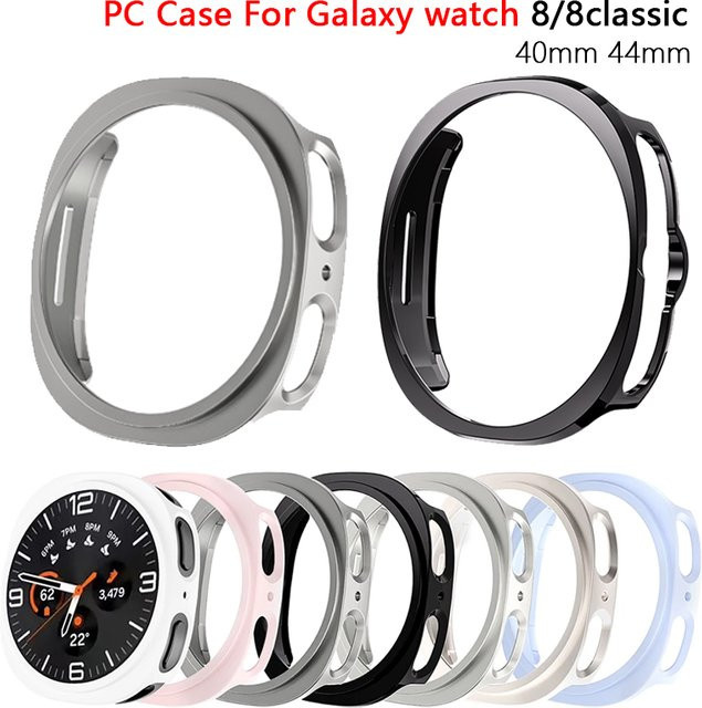 Mptionx PC-Gehäuse für Samsung Galaxy Watch 8, Schwarz, Unisex - Bild 1