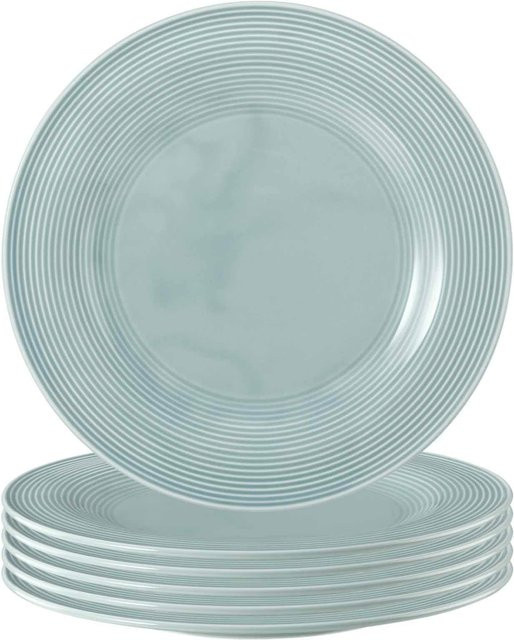 Seltmann Weiden Speiseteller Beat Color Glaze Blau aus Porzellan 6er Set Durchmesser: 27,7 cm - Bild 1