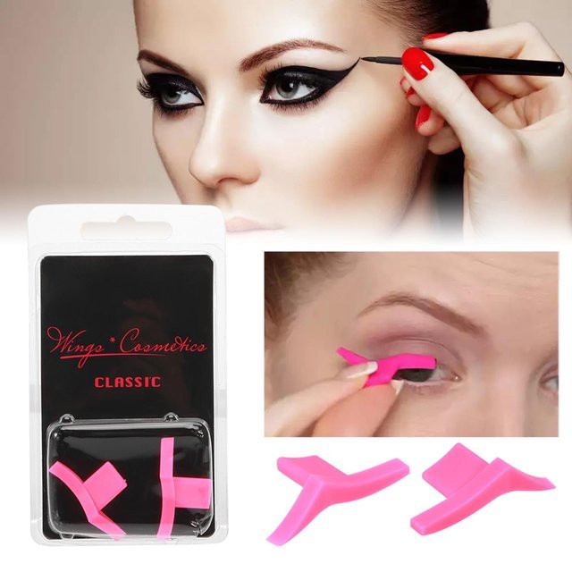 DIYelecs Eyeliner Stempel Schablone, White, Unisex - Bild 1