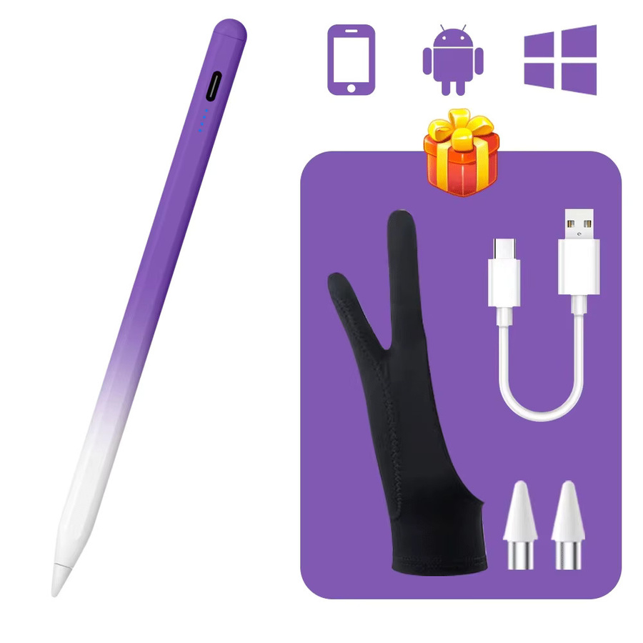 EMTRA Universeller kapazitiver Eingabestift mit feiner Spitze für Android-Tablets wie Samsung, Huawei und Xiaomi (nicht für iPad/Apple Pencil geeignet) - Bild 6