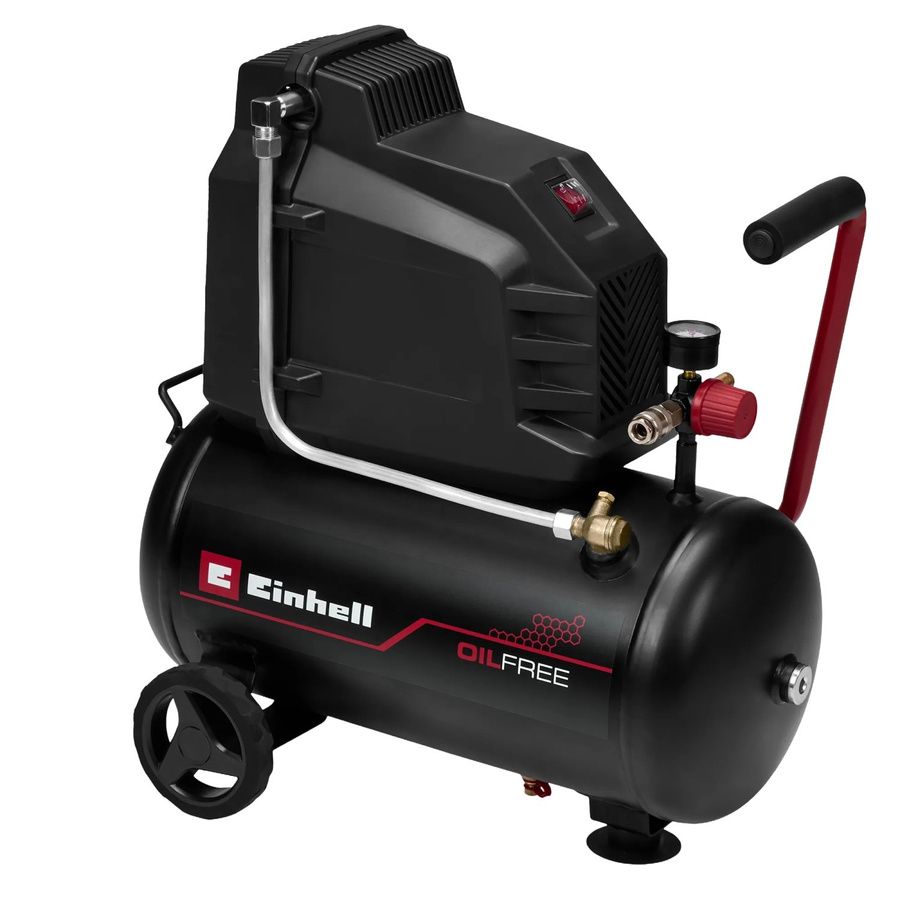 Einhell Kompressor TC-AC 190/24/8 I OF in Schwarz mit 8 bar und 24 Litern Fassungsvermögen - Bild 2