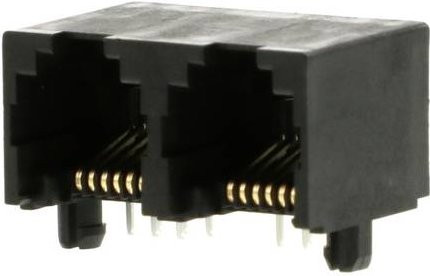 Molex MODJACK RA 438146621 in Schwarz - Bild 1