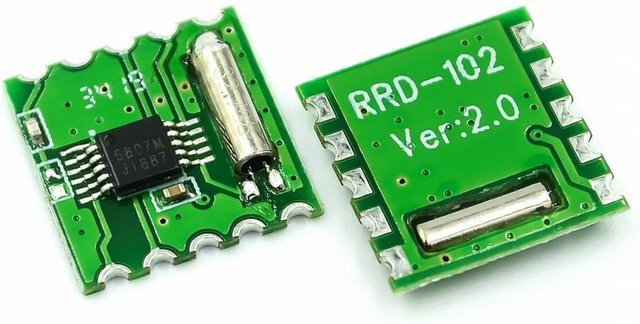 Profor RRD-102V2.0 RDA5807M FM Stereo Radio Modul, 10er Set, grün - Bild 1