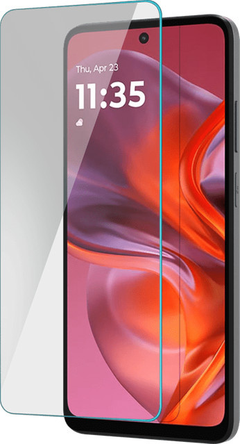 Just In Case Displayschutz aus gehärtetem Glas für Motorola Moto G15 und G15 Power, transparent - Bild 1
