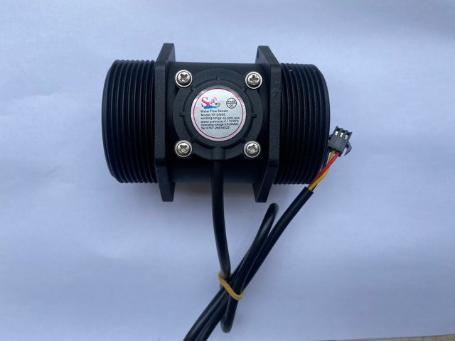 LOUCHEN ZM Hall-Turbinen-Durchflussmesser-Sensor aus Kunststoff in Schwarz, 2 Zoll DN50, 10 bis 200 l/min - Bild 1