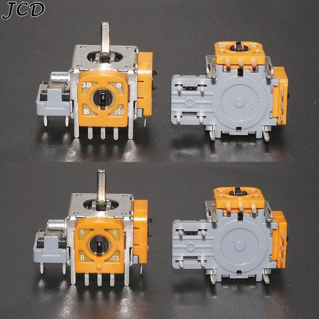 JCD 2er Set 3D Analog Joystick Rocker Ersatzteile für PS3 und PS4 Controller Potentiometer Reparatur Zubehör - Bild 1