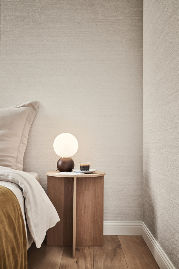 Omexco Tapete Xerxes CS24 in Beige mit abstraktem Textildesign - Bild 1