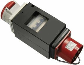 AS-SCHWABE CEE-Adapter MIXO NAHE 1xCEE-Stecker 400V 32A 5-polig IP44 Schwarz - Bild 1