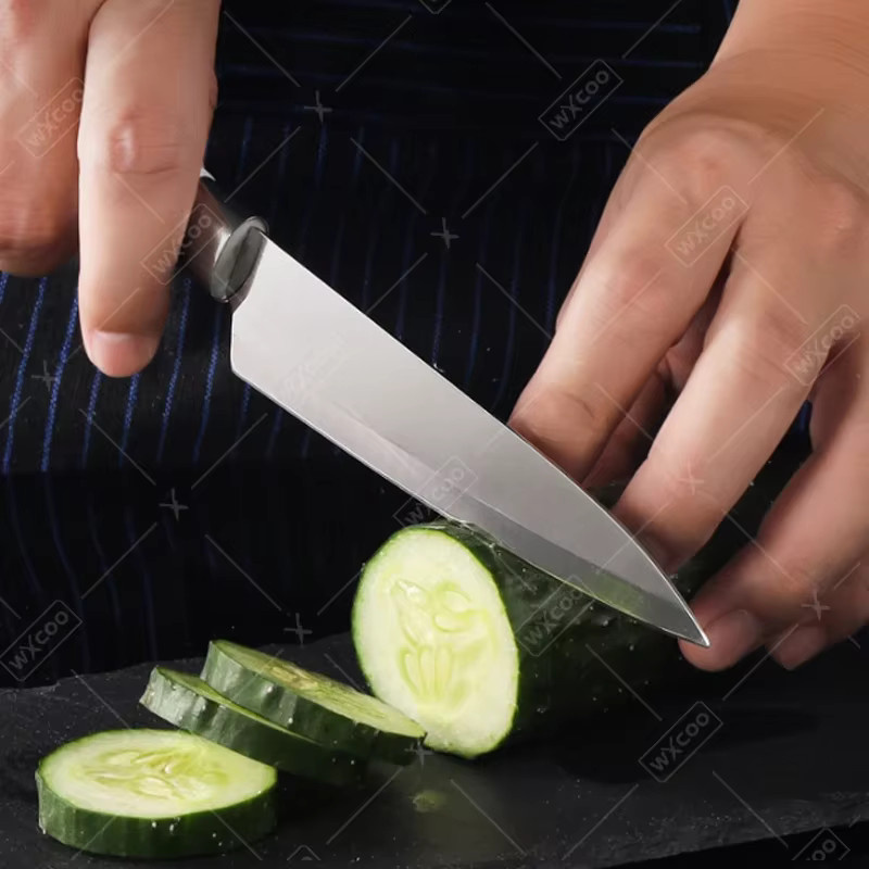 WXCOO 5-Zoll Schälmesser aus Edelstahl mit Kunststoffgriff für Obst und Gemüse - Bild 3