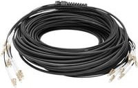 Digitus Glasfaser Universal Breakout Kabel OM4 Multimode Duplex LC/UPC-LC/UPC Schwarz 30 m - Bild 2