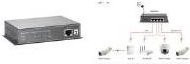 LevelOne GEP-0521 Unmanaged Desktop Switch mit 4 x 10/100/1000 PoE+ und 1 x 10/100/1000 Ports in Schwarz-Grau - Bild 1