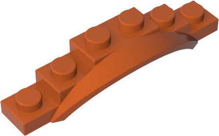 Gobricks 62361 Schutzbleche, Bausteine, 10-teiliges Set, Orange - Bild 1