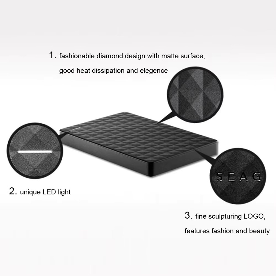 Seagate Expansion HDD Externe Festplatte 500 GB, 2,5 Zoll, USB-A, Schwarz - Bild 6