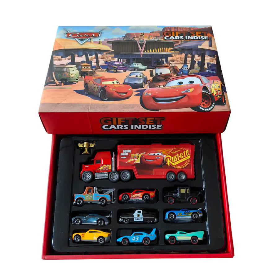 Disney Pixar Cars, Lightning McQueen & Jackson Onkel Truck, Metall-Druckguss, 12-teiliges Set - Bild 5