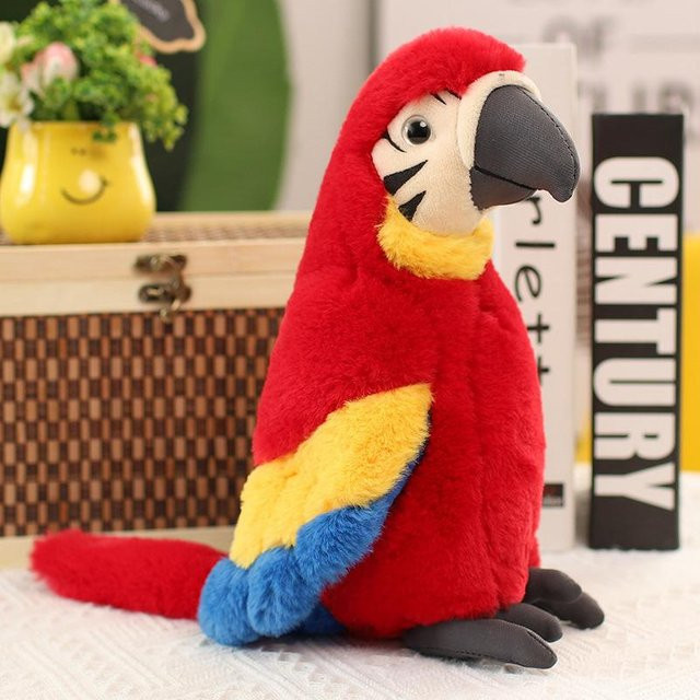 Papagei Plüschtier, Vogel, 40cm - Bild 1