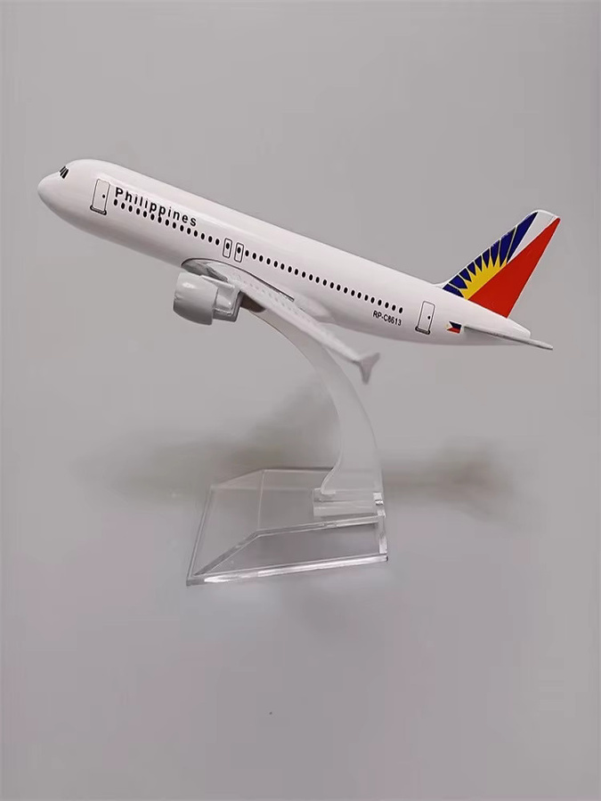 ZOCO Western Philippines Airbus A320 Flugzeugmodell, Metall, 16 cm - Bild 2