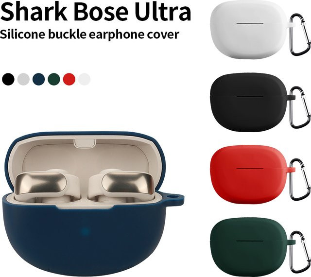 Stoßfeste Silikonhülle für Bose Ultra Buckle Wireless Kopfhörer mit Haken-Zubehör - Bild 1