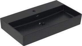 Villeroy & Boch Waschtisch Memento 2.0 in Schwarz, B/T: 80 x 47 cm - Bild 1