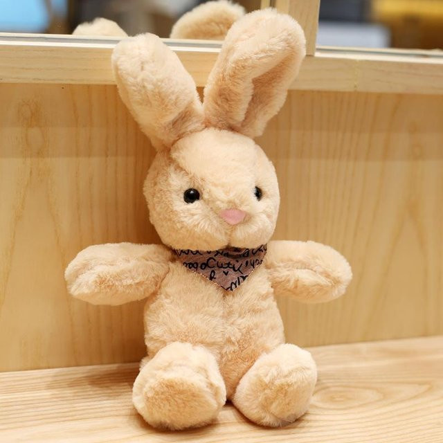 Hasenpuppe, Hasenplüschtier, 30cm, Braun - Bild 1